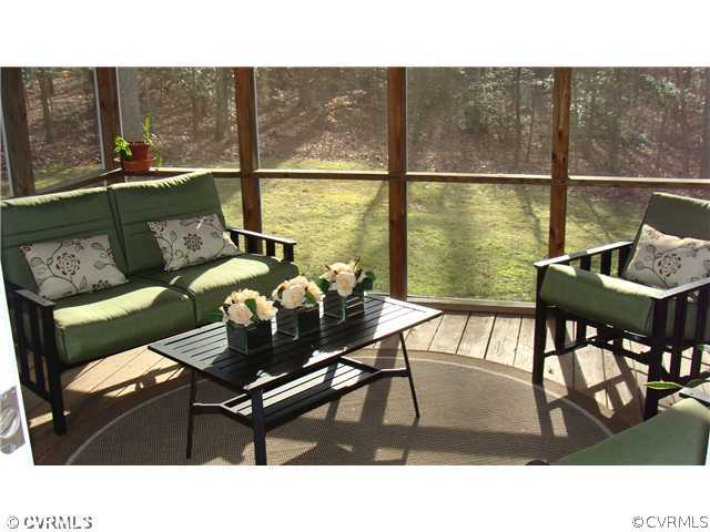 13710 Harbourwood Road Midlothian, VA 23112 - Photo 9 of 24 Porch - The screen porch off of kitchen