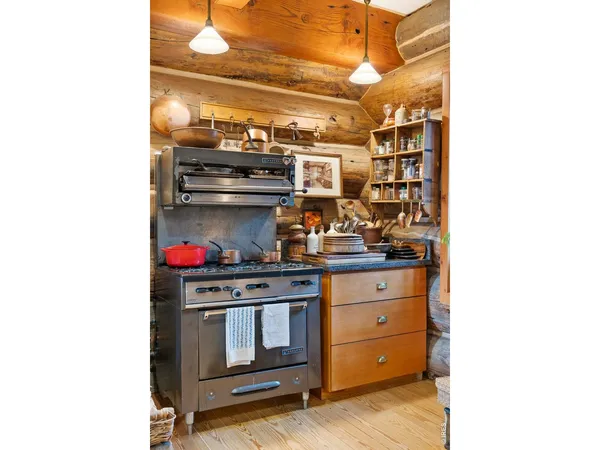 a room with storage and utility