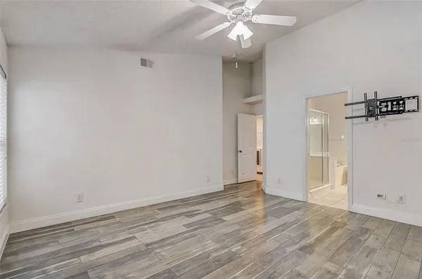 wooden floor in an empty room