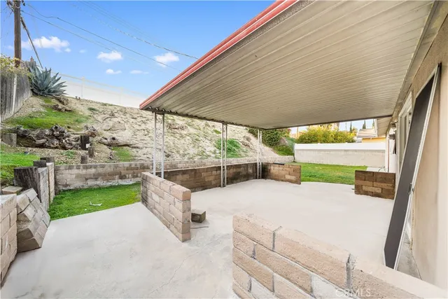 a view of an outdoor space and porch