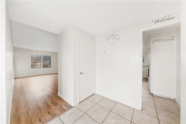 a view of an empty room