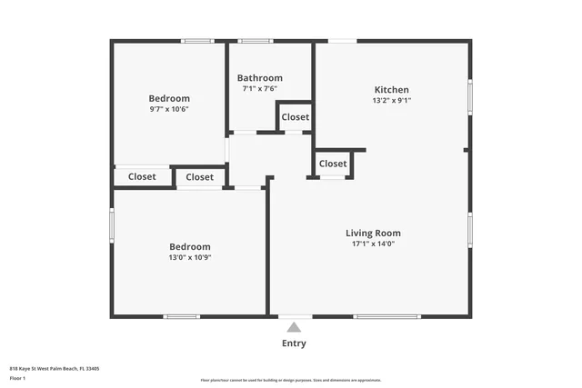 $2,700 | 818 Kaye Street, West Palm Beach, FL 33405