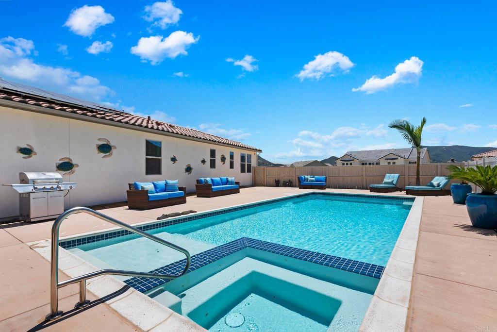 22089 Gallop Way Escondido, CA 92029 - Photo 37 of 43 a outdoor living space with furniture and a swimming pool
