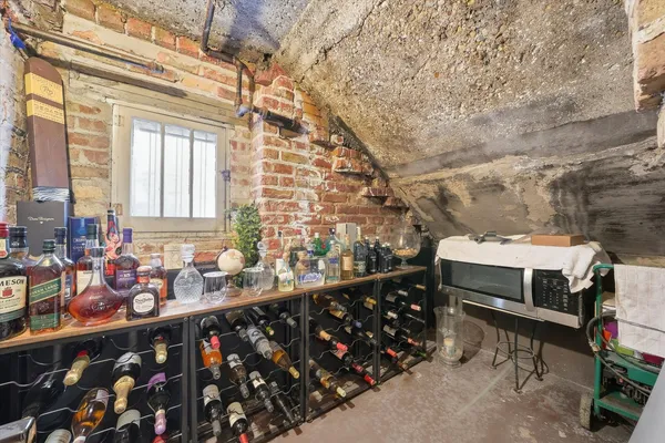 a view of storage and utility room