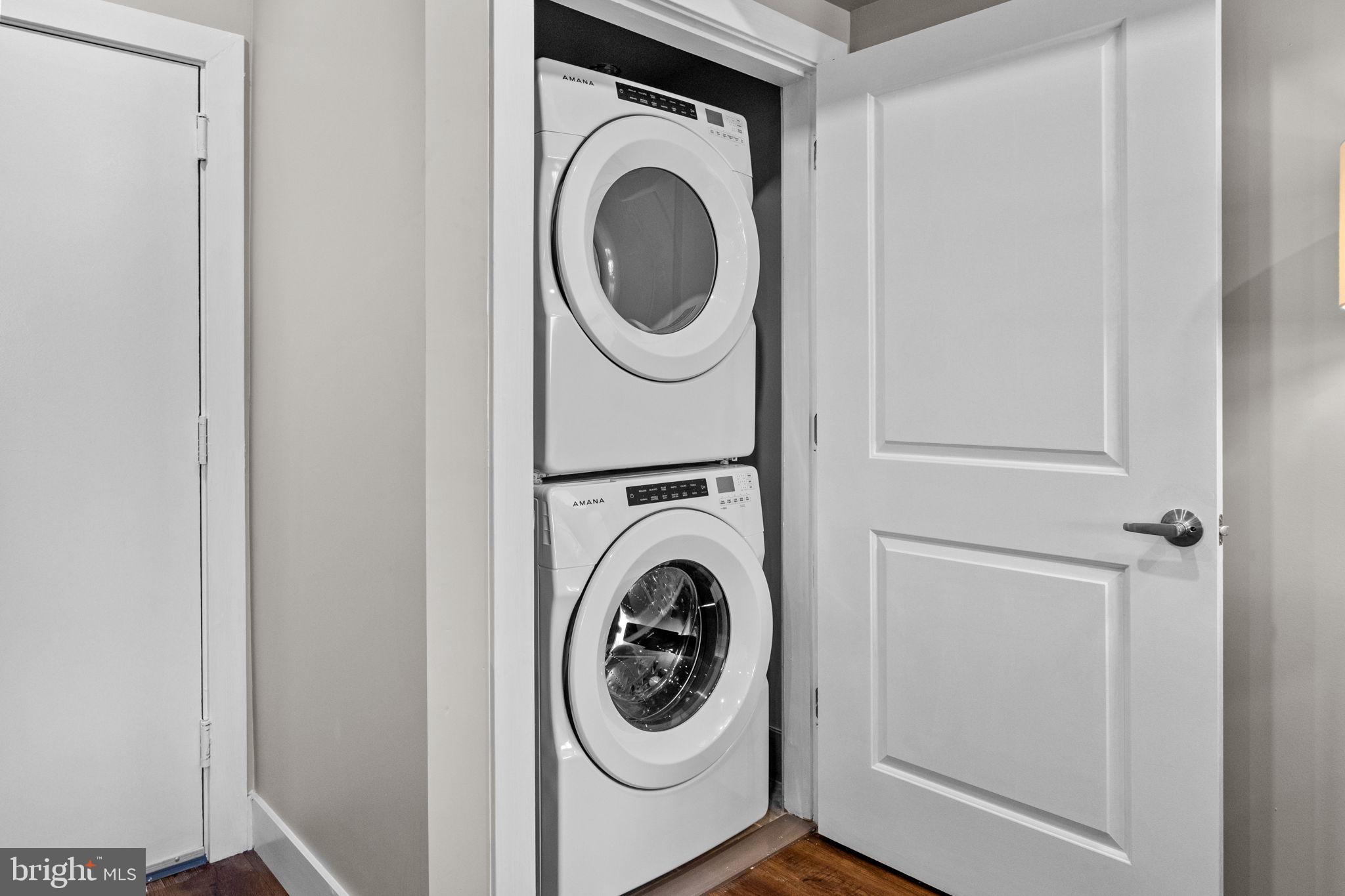 77 East Pastorius Street, Unit 1 Philadelphia, PA 19144 - Photo 21 of 43 a utility room with dryer and washer