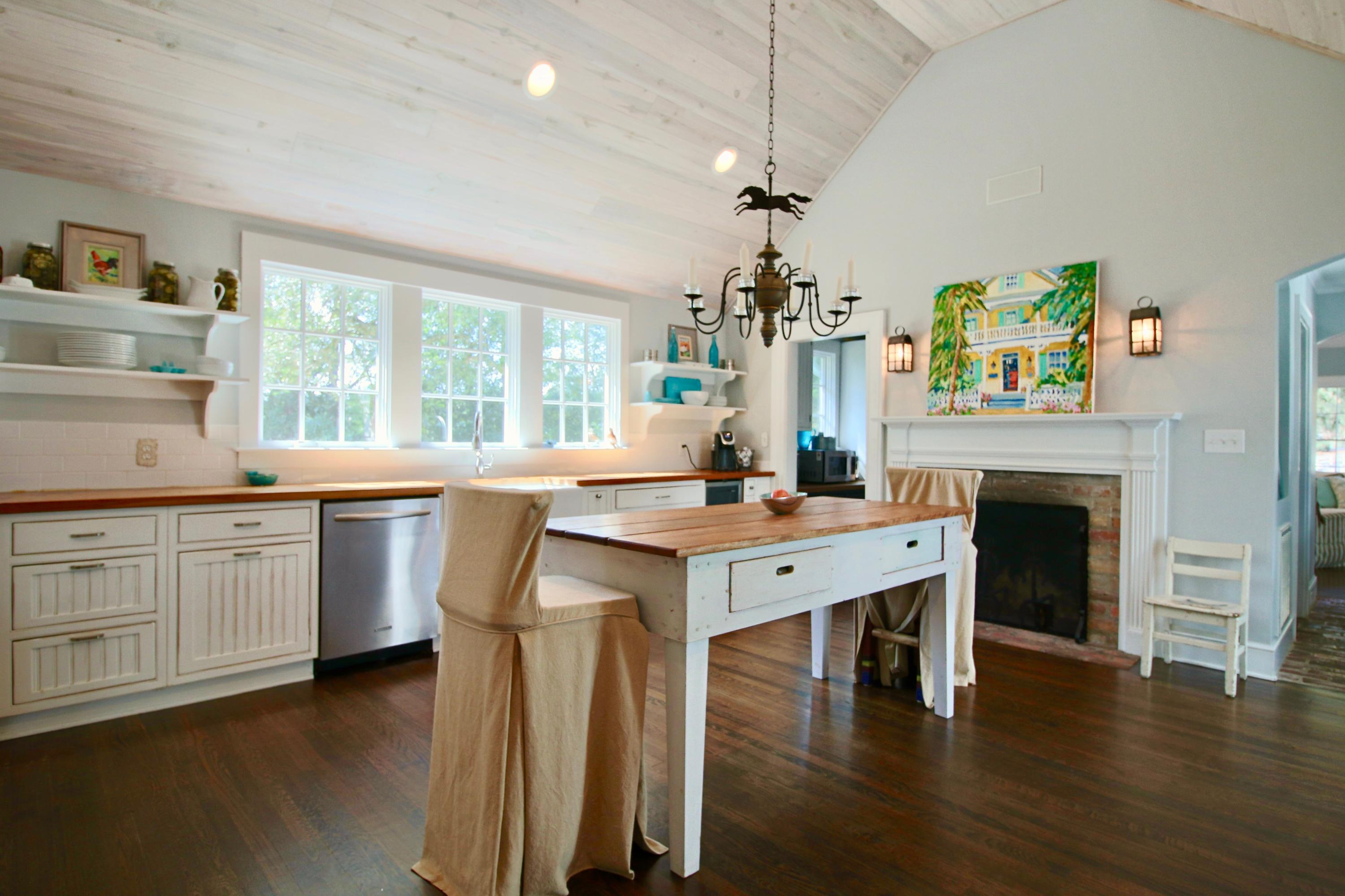 389 Old Mail Road Southern Pines, NC 28387 - Photo 10 of 54 Kitchen with fireplace