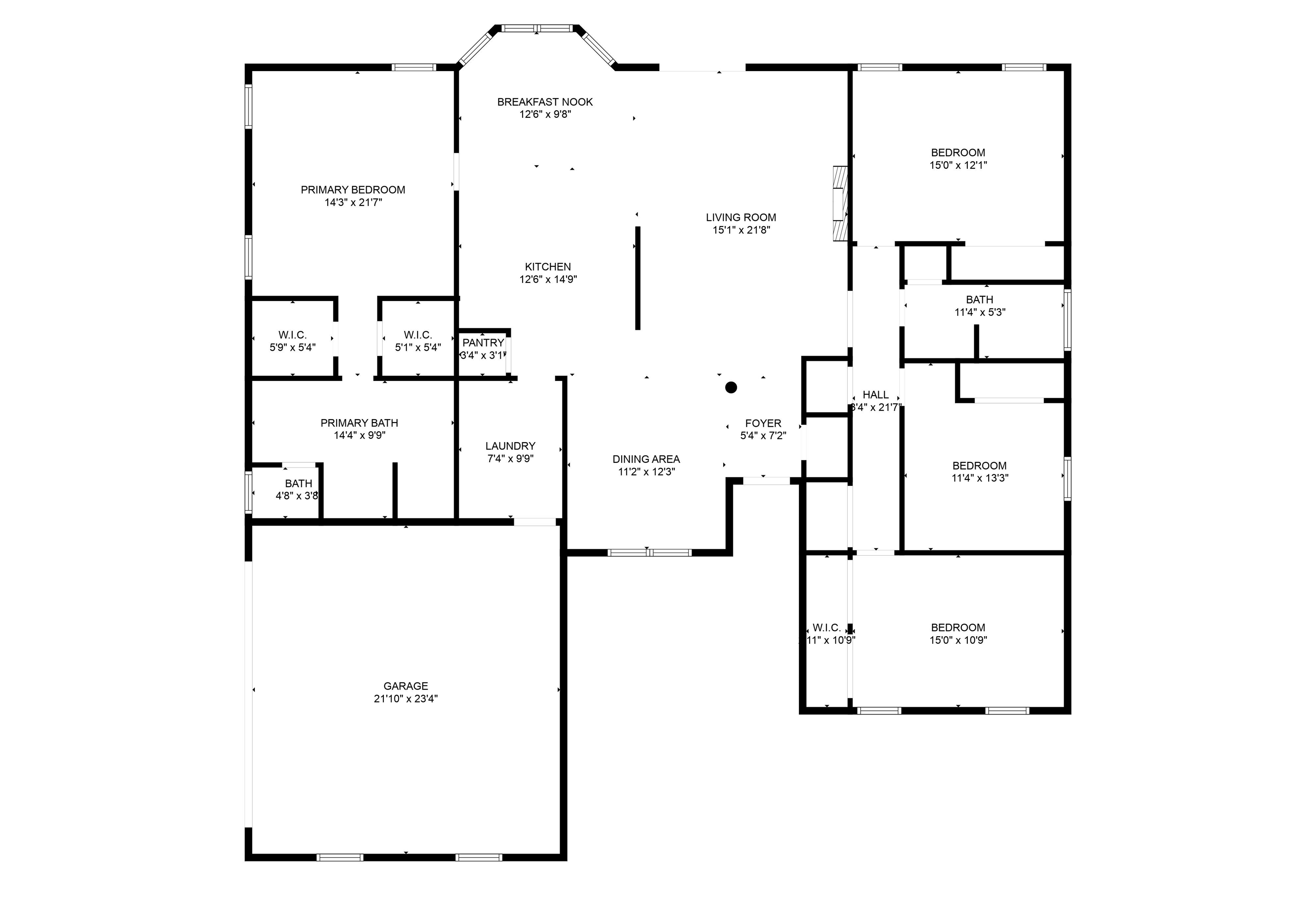 302 Bristol Way Foley, AL 36535 - Photo 51 of 51 Floor Plan