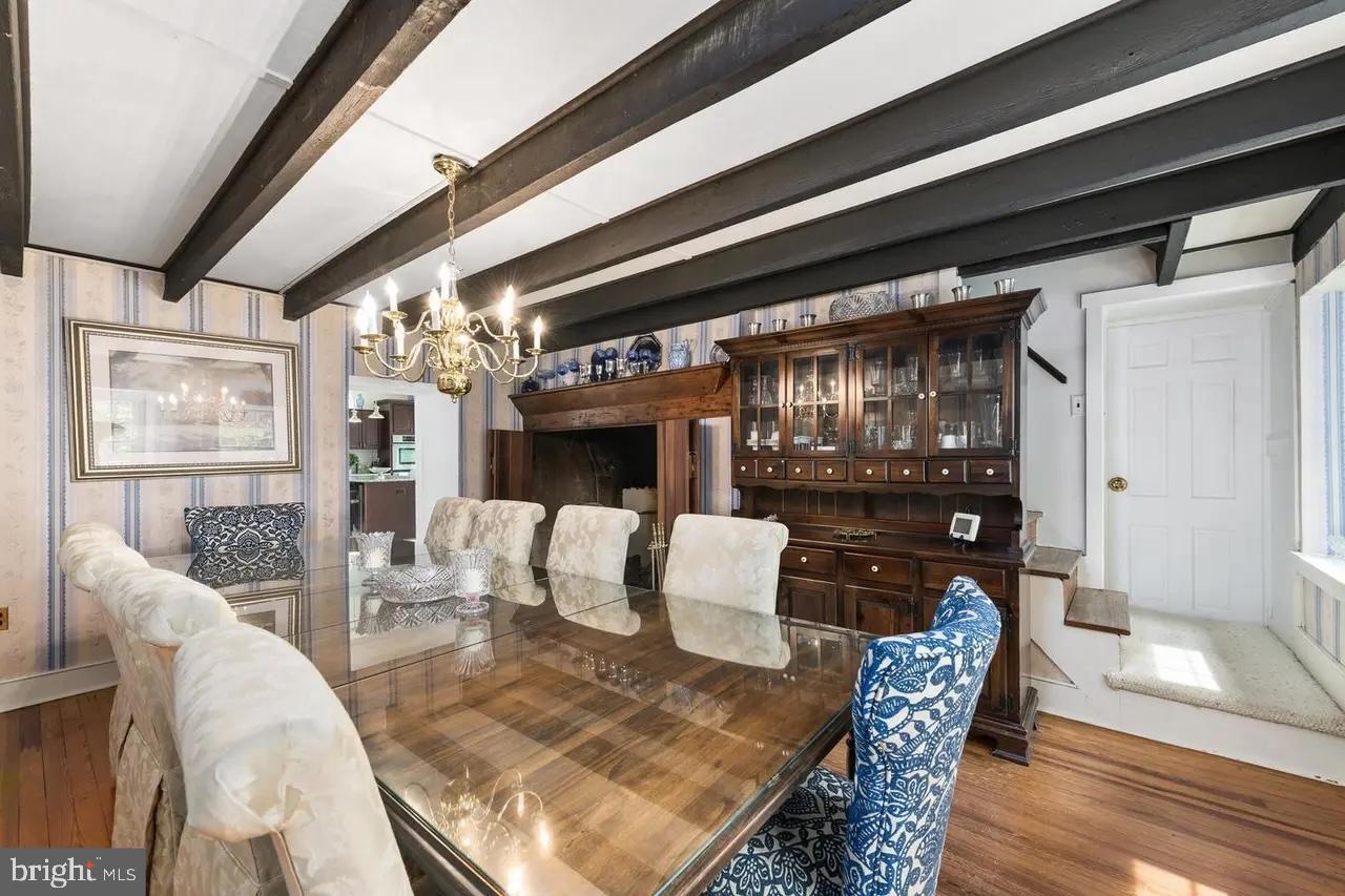 908 Lincoln Road Phoenixville, PA 19460 - Photo 6 of 26 Charming dining space with rustic beams.