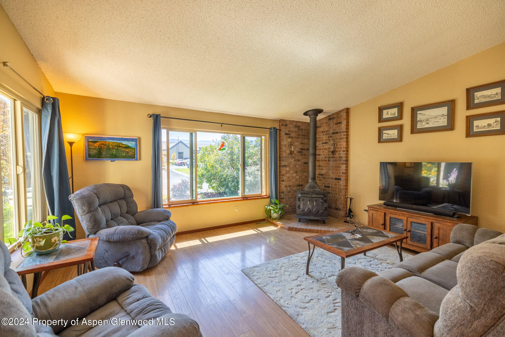 720 East 5th Street Rifle, CO 81650 - Photo 9 of 27 a living room with furniture and a flat screen tv