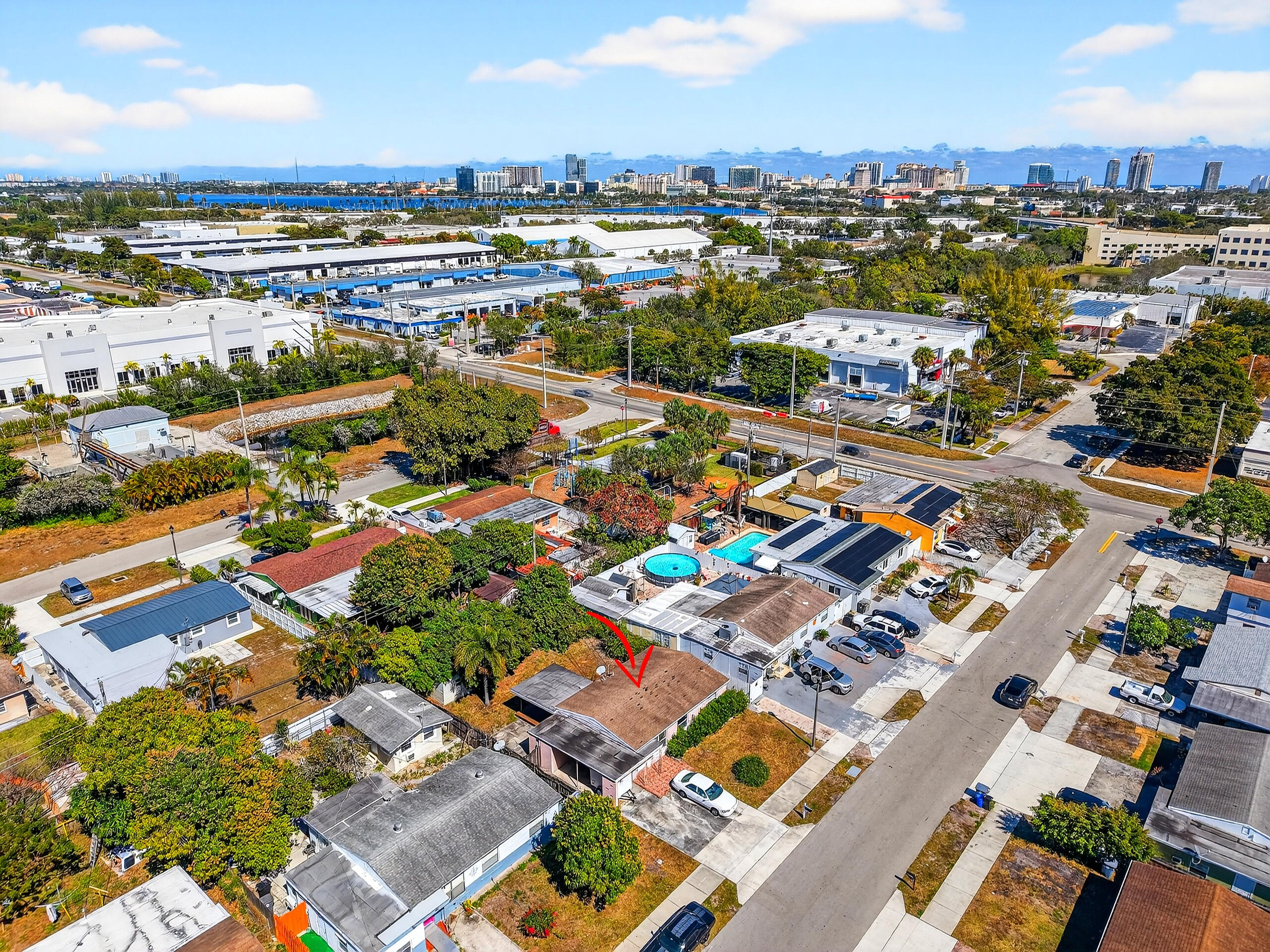 2013 Longwood Road West Palm Beach, FL 33409 - Photo 33 of 41 top view of a city