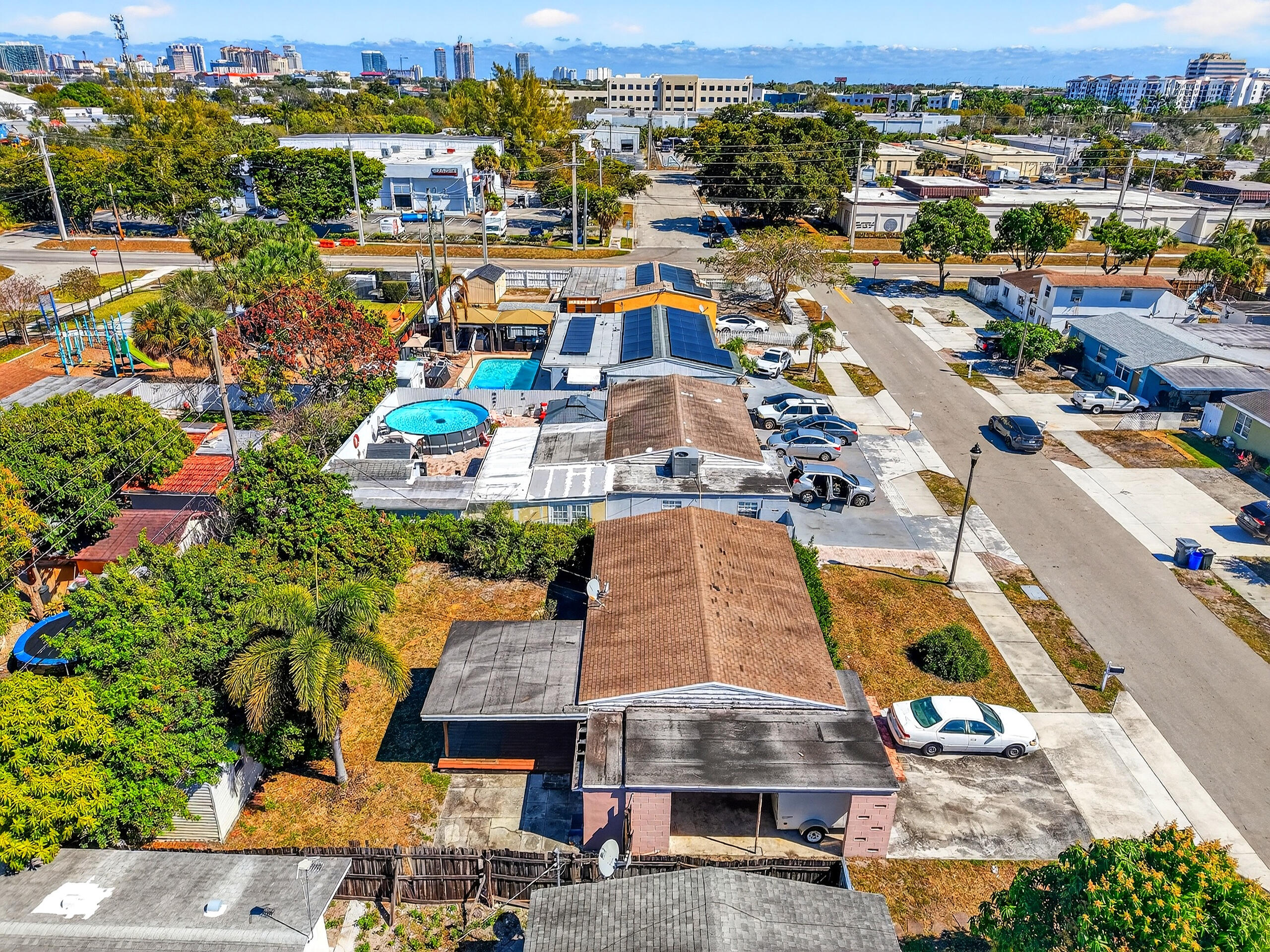 2013 Longwood Road West Palm Beach, FL 33409 - Photo 39 of 41 an aerial view of residential houses with outdoor space