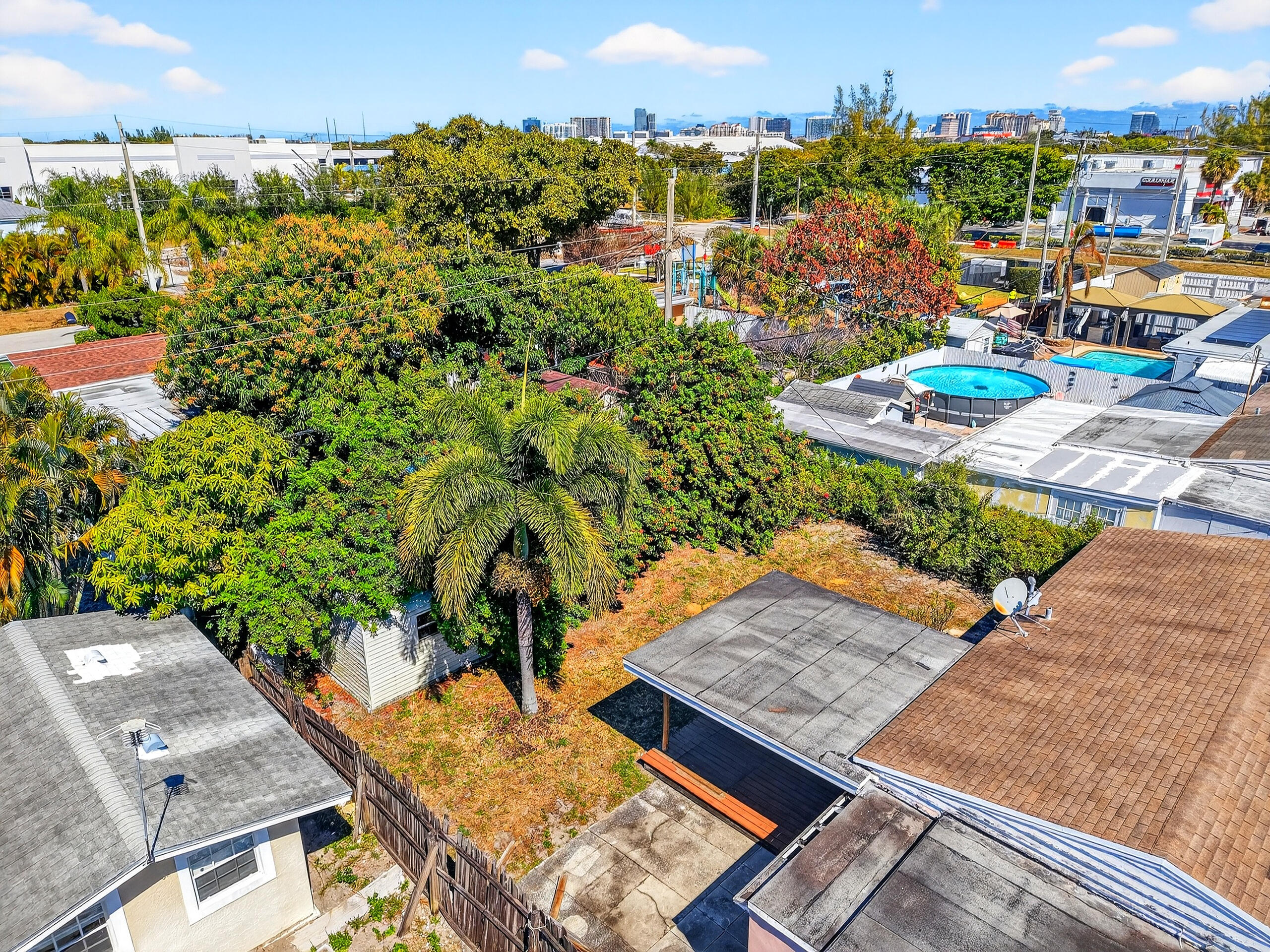 2013 Longwood Road West Palm Beach, FL 33409 - Photo 40 of 41 an aerial view of a house with a garden