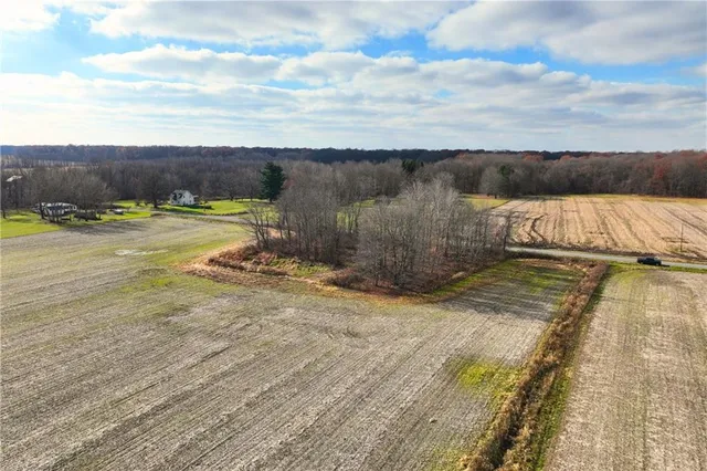 a view of a yard with an outdoor space