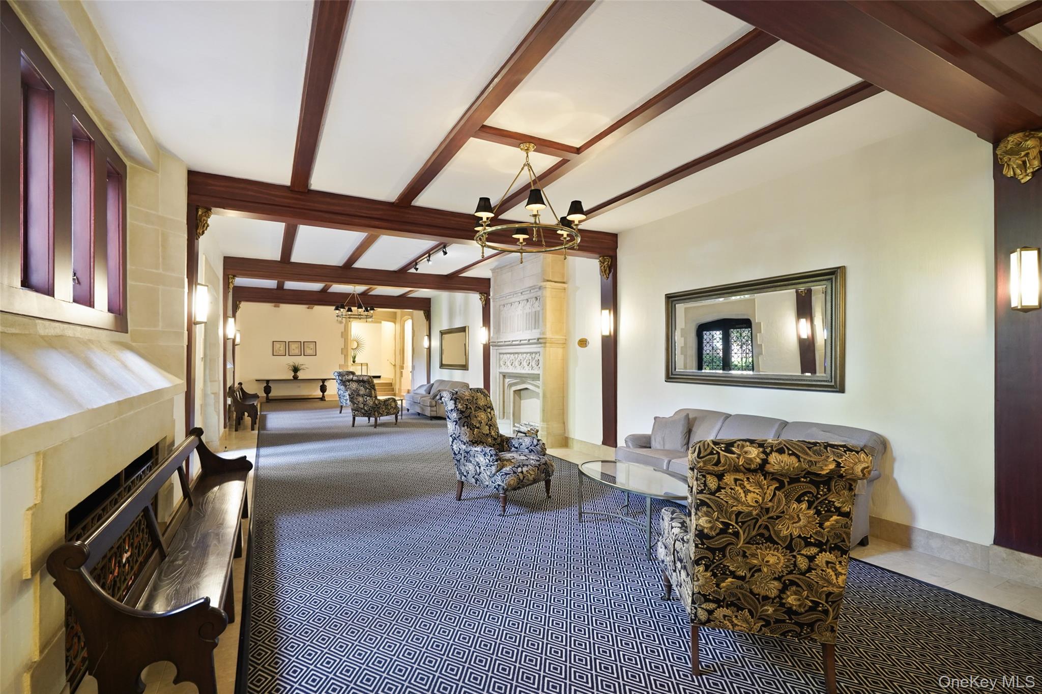 250 Bronxville Road, Unit 5A Bronxville, NY 10708 - Photo 17 of 20 a living room with furniture and a flat screen tv