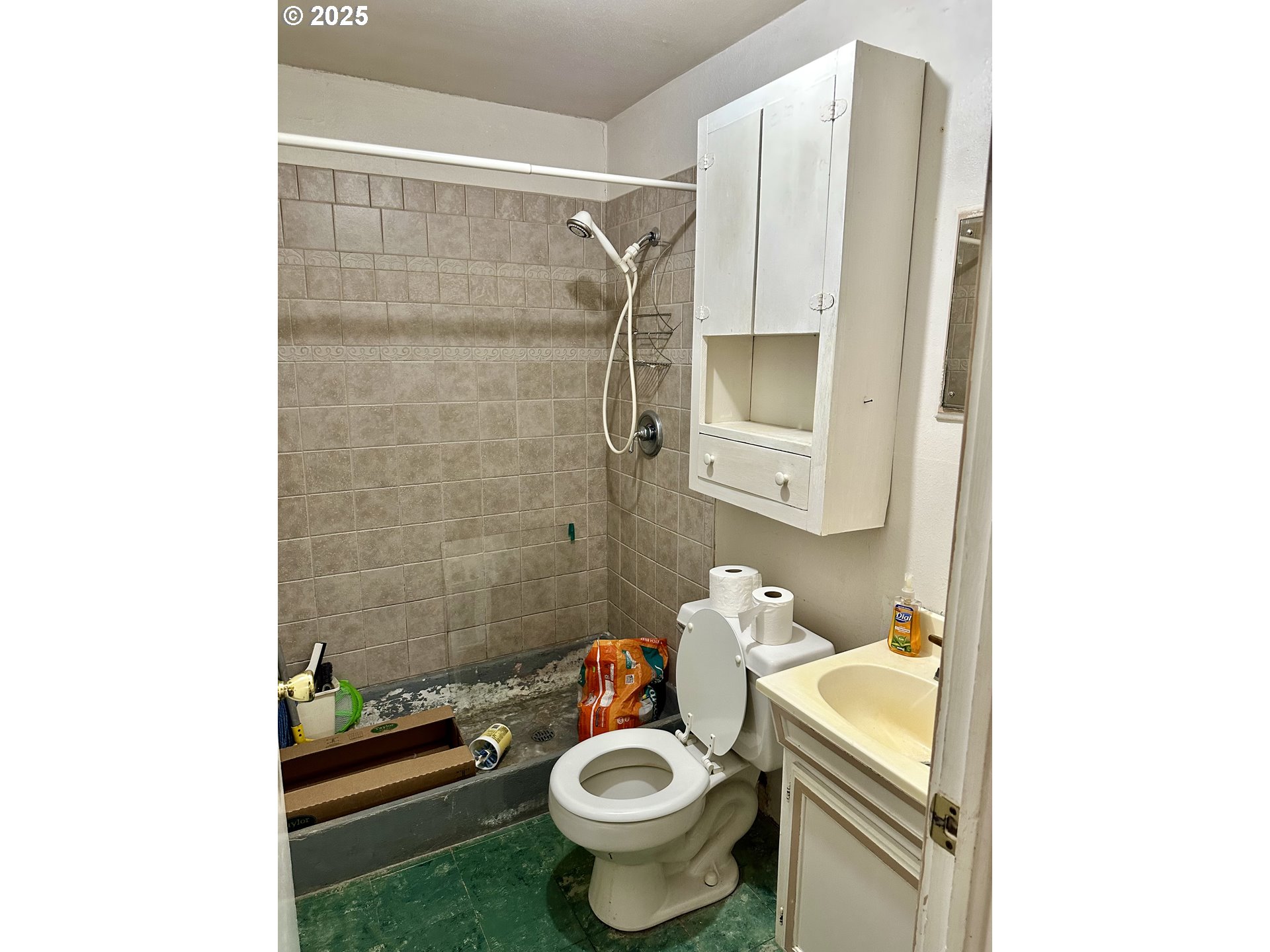 562 Kelly Boulevard Springfield, OR 97477 - Photo 12 of 14 a bathroom with a sink a toilet and shower