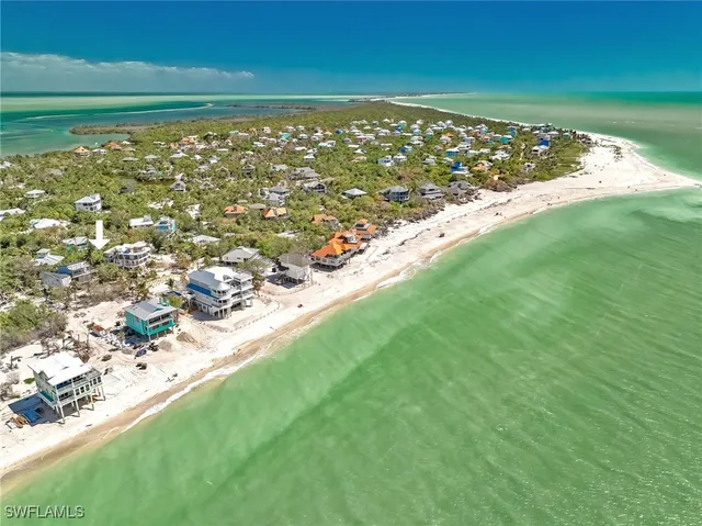 a view of yard with ocean view