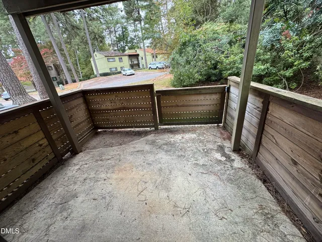 a view of outdoor space and deck