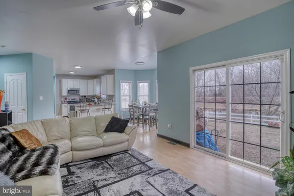 a view of living room with furniture
