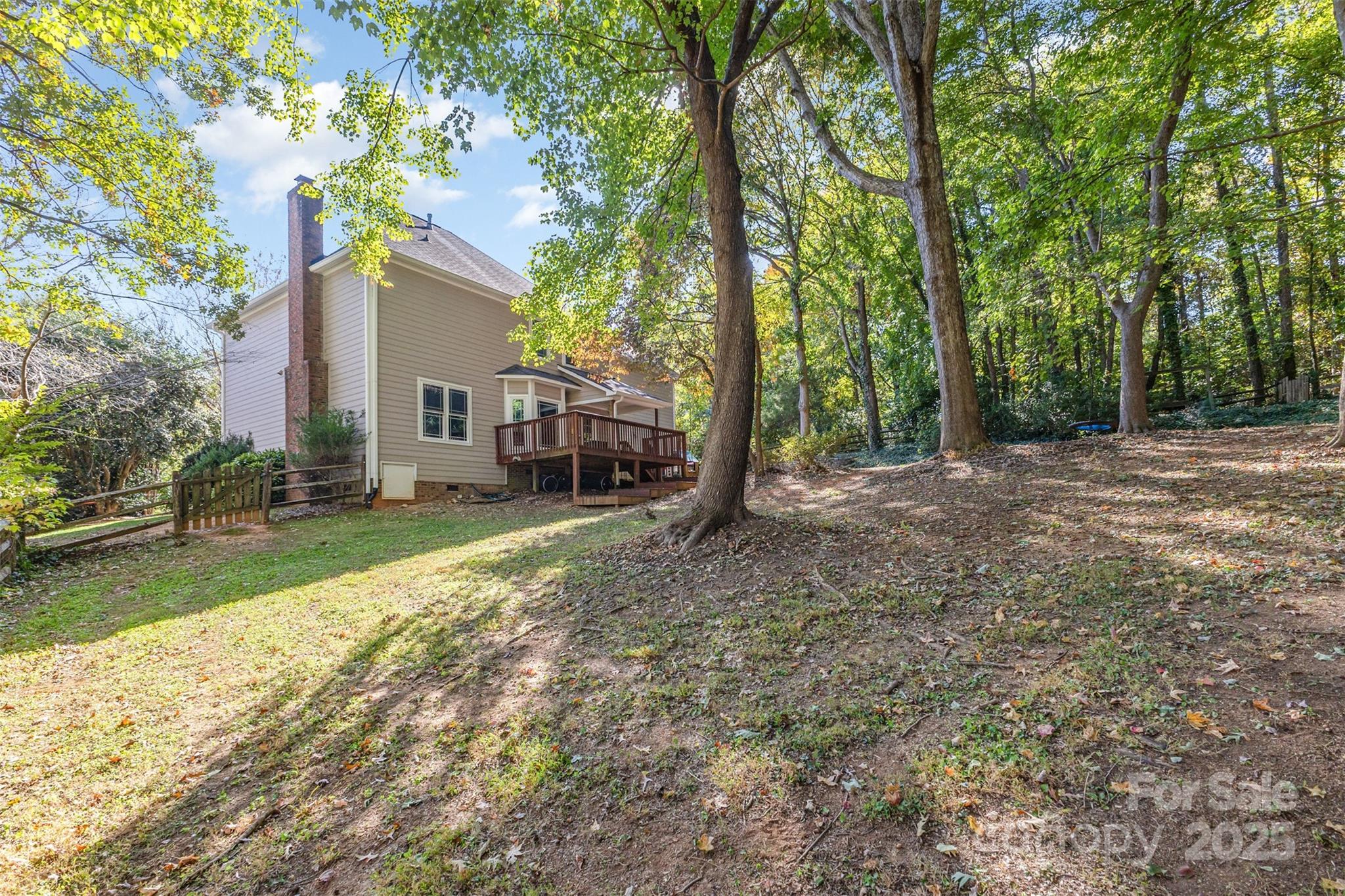 2507 Bathgate Lane Matthews, NC 28105 - Photo 34 of 36 a view of backyard of house with green space