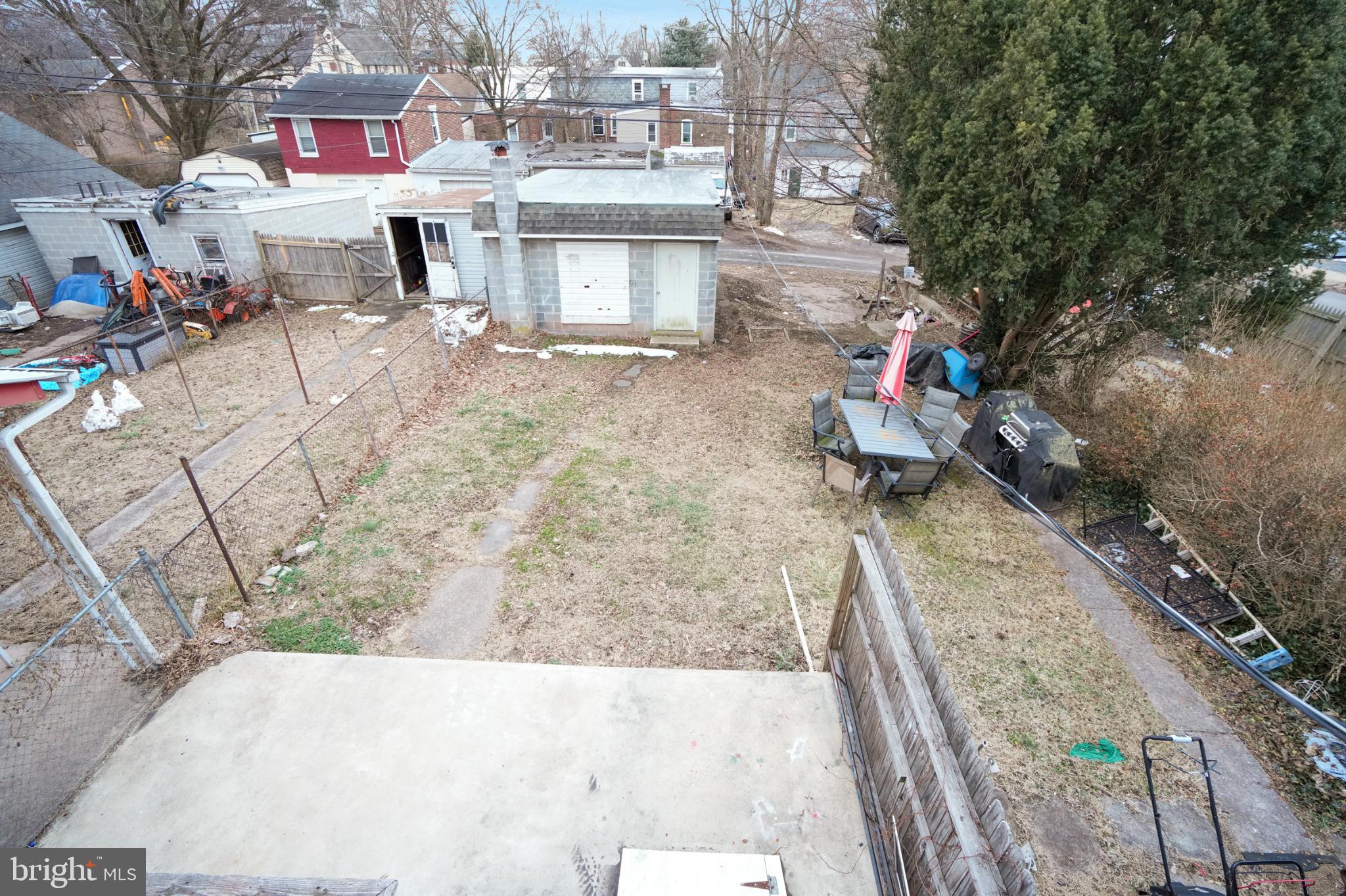 642 Walnut Street Pottstown, PA 19464 - Photo 22 of 23 Large rear yard .