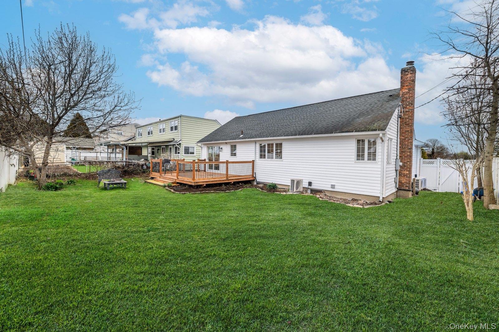 485 Farm Ranch Road West Bethpage, NY 11714 - Photo 26 of 26 Large Backyard. Photos have been virtually enhanced. Possibilities are endless....