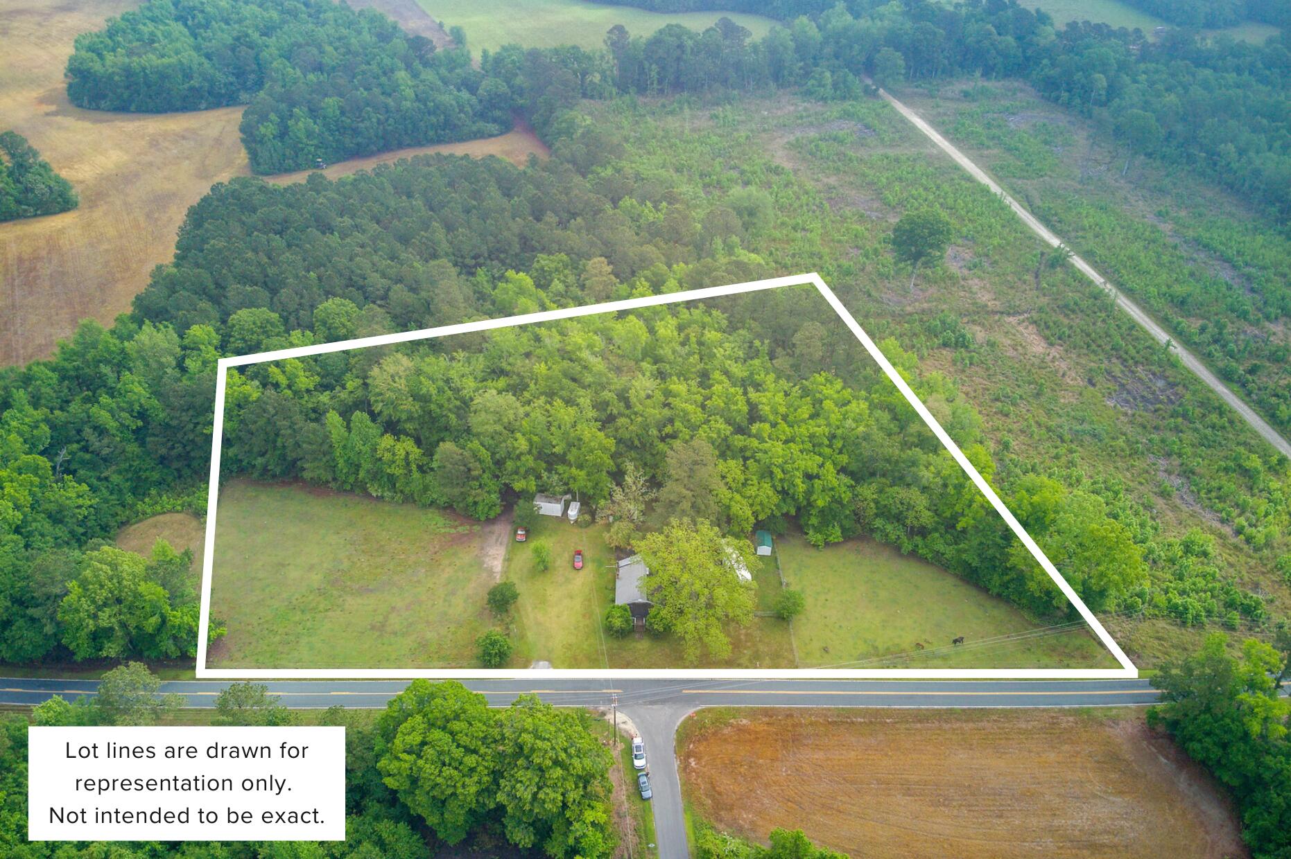 1050 Mt Zion Road St. George, SC 29477 - Photo 48 of 48 1050 Mt Zion Road Drone Edit