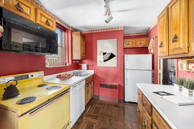 a view of a city with tall buildings