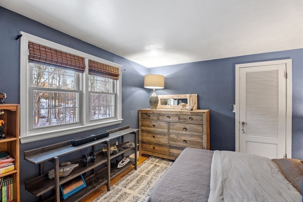 6 Oxford Road Hampstead, NH 03841 - Photo 20 of 32 a bedroom with a bed and a dresser in it