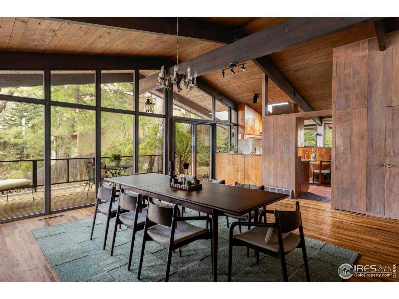 705 Willowbrook Road Boulder, CO 80302 - Photo 2 of 34 a view of a dining room with furniture and wooden floor