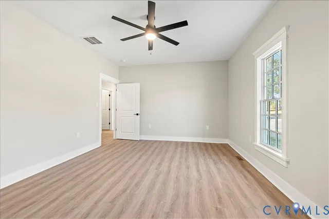 a view of wooden floor in a room