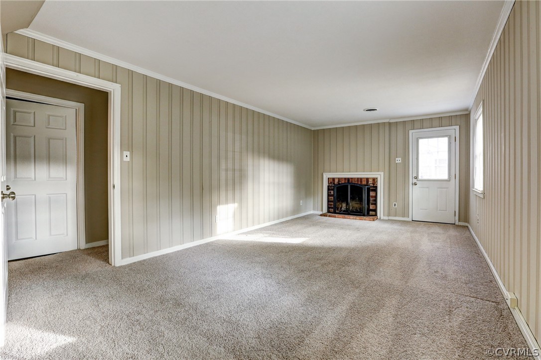 1519 Village Grove Road Henrico, VA 23238 - Photo 17 of 36 a view of empty room with a fireplace