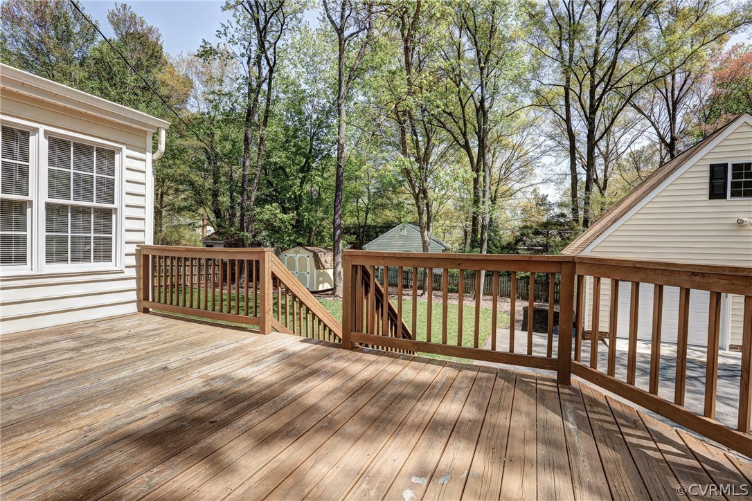1519 Village Grove Road Henrico, VA 23238 - Photo 30 of 36 a view of a wooden deck
