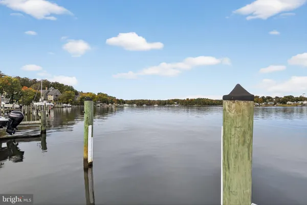 a view of a lake from a city