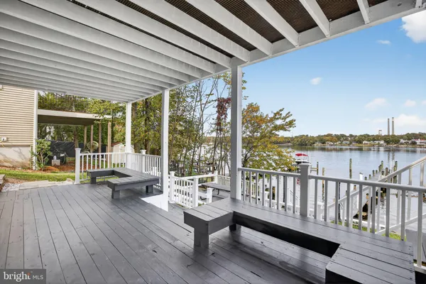 a view of ocean from a balcony