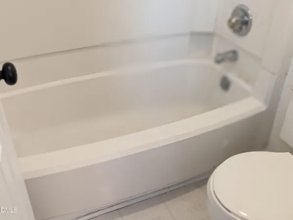 a close up of a bathtub
