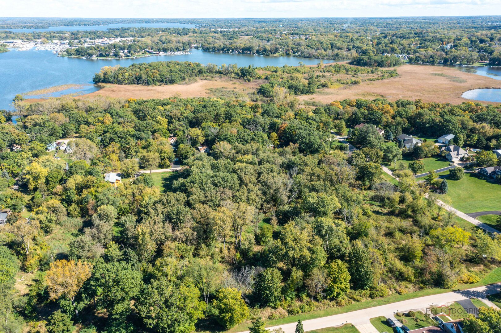 35100 North Indian Trail Ingleside, IL 60041 - Photo 3 of 20 an aerial view of residential houses with outdoor space and river