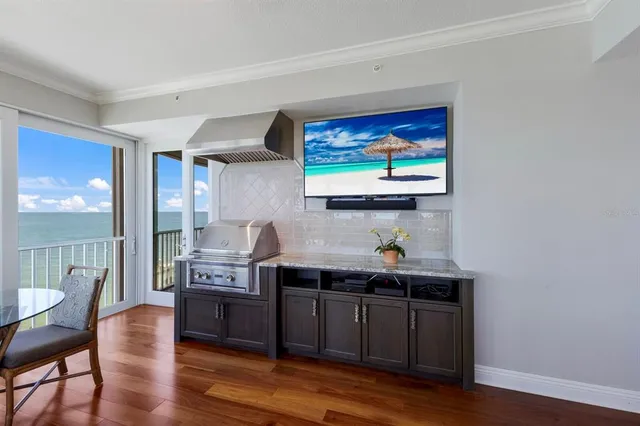 a bathroom with a shower and a tub