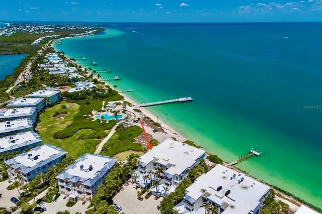 a view of an ocean and beach