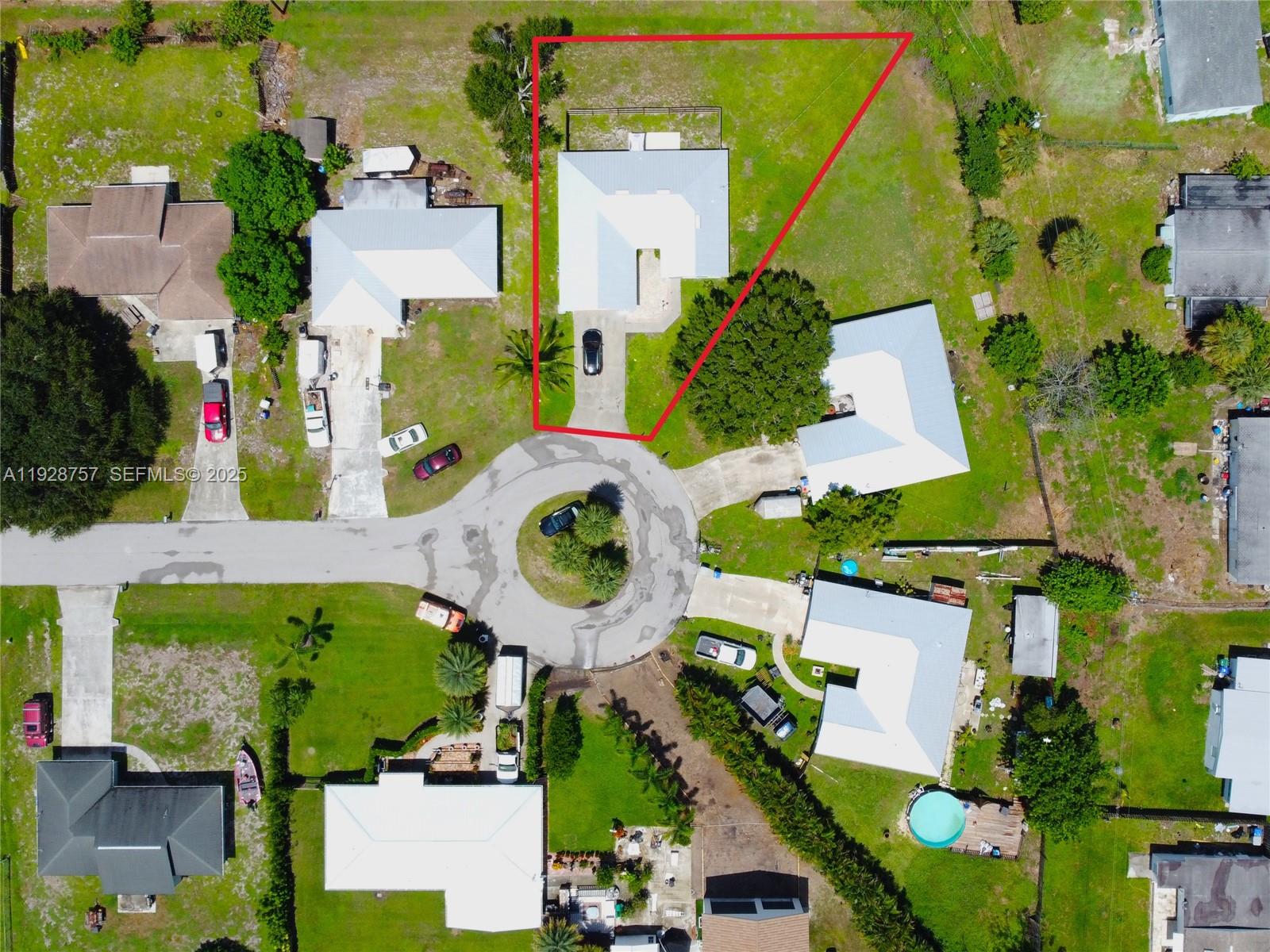 720 2nd Place Southwest Vero Beach, FL 32962 - Photo 10 of 44 an aerial view of houses and roads