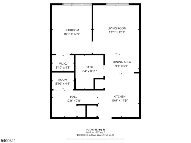 $1,850 | 321 East 3rd Street, Unit 525, Plainfield, NJ 07060