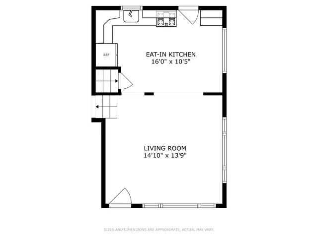 a picture of a bench in front of a wall