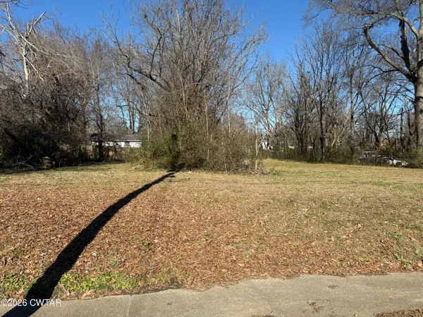 a view of back yard of the house