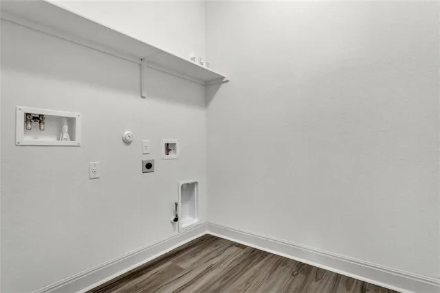 a view of small space with racks on the wall