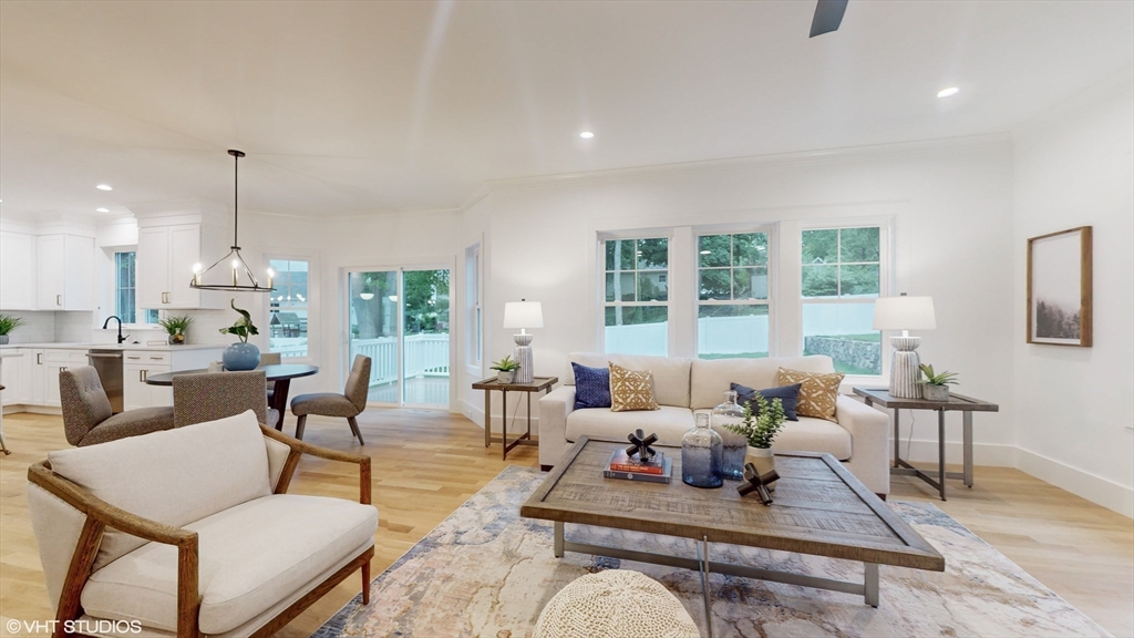 49 Ledge Hill Road Boston, MA 02132 - Photo 6 of 34 a living room with furniture and a large window