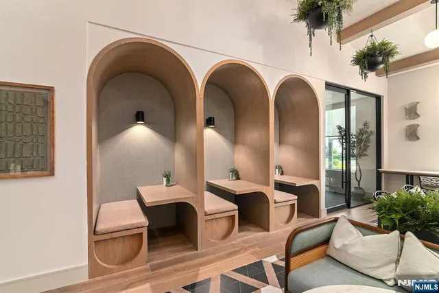 a room with furniture and a rug