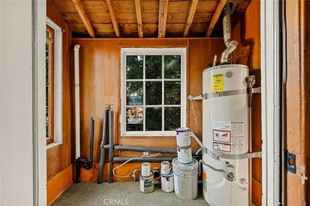 a view of a hallway with white walls