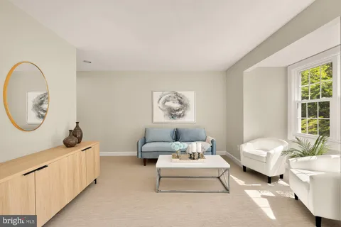 a bedroom with a bed and a lamp