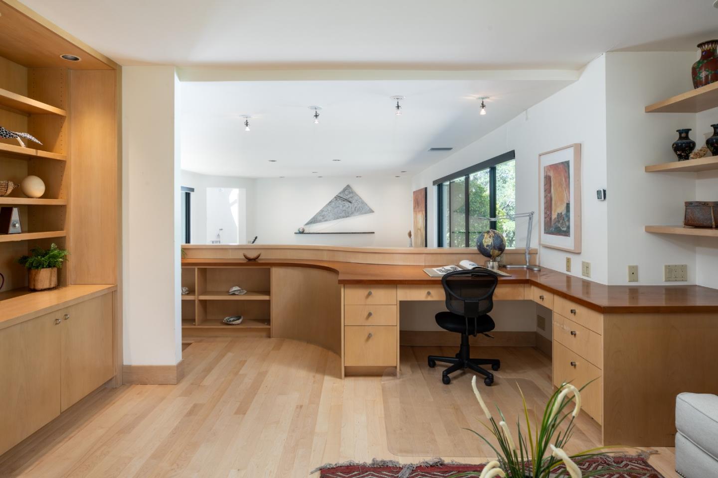 140 Degas Road Portola Valley, CA 94028 - Photo 15 of 31 a room with a chair and a view of living room
