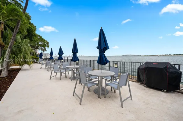 a view of outdoor space with seating area