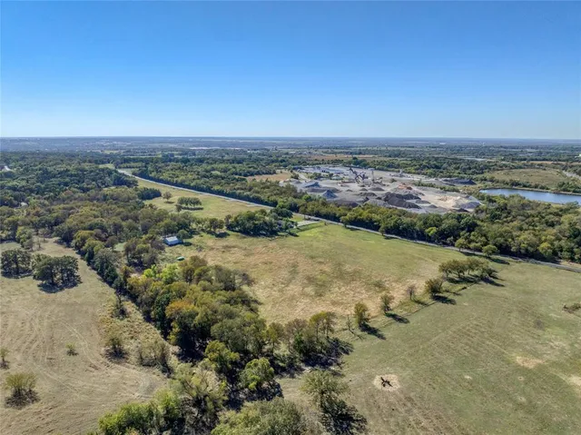 an aerial view of a beach